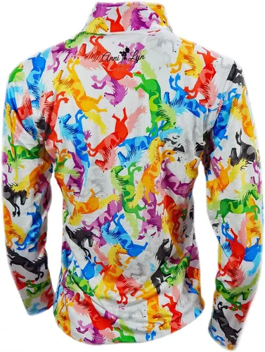 Miniatura 2 de Anni Lyn Sportswear Camisa de manga larga estampada ProAire para mujer