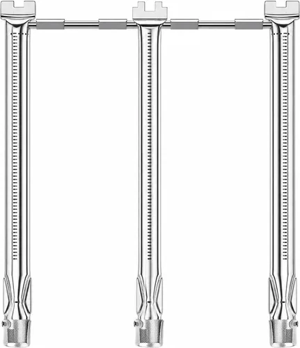 Miniatura 10 de Uniflasy 65032 Tubo de quemador de parrilla para parrillas Weber Q3200, Q300, Q320, Q3000, 404341, 57060001, 586002 parrillas de gas, quemador