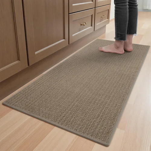 Miniatura 4 de Juego de alfombras de cocina antideslizantes y lavables, absorbentes para suelo de cocina, parte delantera del fregadero, juego de tapetes de cocina