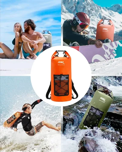 Miniatura 7 de 3D MAXpider Mochila de bolsa seca con tapa enrollable