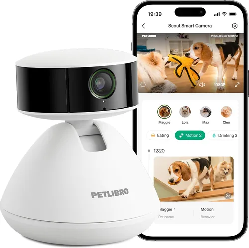 Miniatura 9 de PETLIBRO Cámara para gatos y perros con reconocimiento de múltiples mascotas, cronogramas individuales, seguimiento de actividad, resúmenes