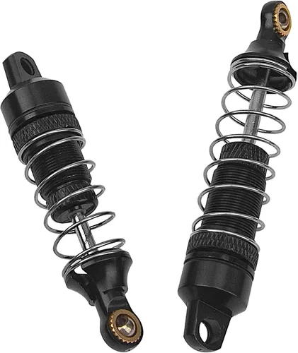 Miniatura 4 de Paquete de 4 amortiguadores Vgoohobby Suspensión delantera y trasera compatible con 1/18 losi Mini T 2.0 Mini-B 2WD RC Stadium piezas de Negro