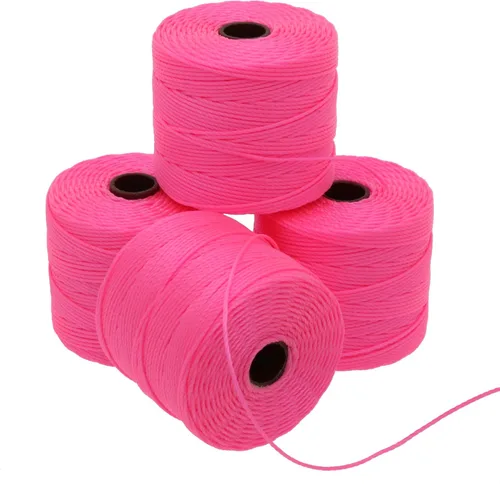 Miniatura 16 de The Beadsmith S-Lon Cordón para Cuentas – Cordón de Nylon Torcido de 0.5 mm para Ensartar, Paquete de 4, Mezcla de Neutrales Fríos, TEX210, 77