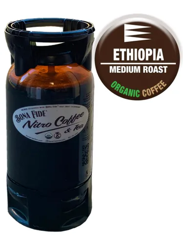 Miniatura 4 de Café de cerveza fría, Etiopía orgánica, barril de 5 galones, café de barril en barril todavía/plano, café de barril en grifo
