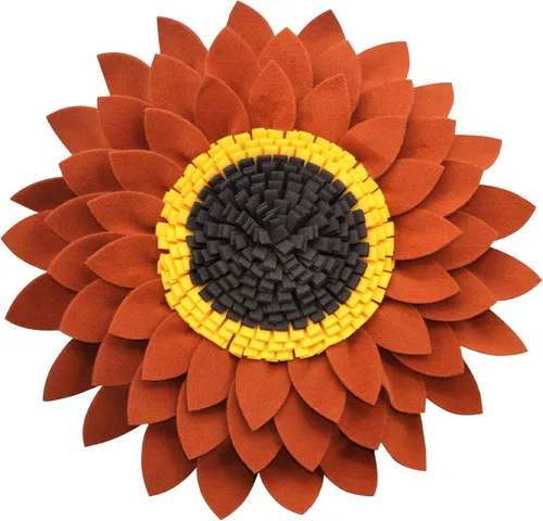 Miniatura 14 de Almohada de flores – Almohadas decorativas de girasol – Almohada redonda de margaritas de flores 3D – Almohada redonda de acento de girasol – Soleado