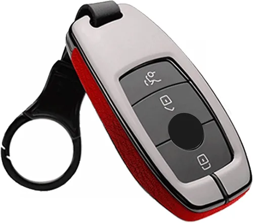 Funda inteligente de cuero de aleación de zinc con correa para llave para Mercedes Benz A C E S CLA CLS GLA GLB GLC GLE GLS G Glass 2017 2021