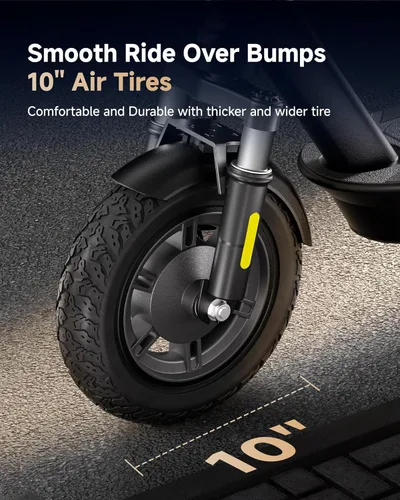 Miniatura 4 de ECOROAD EC10 Electric Scooter for Adults, 750W Motor & 25 MPH & 35 Miles Long Range, 10" Tires with Dual Suspension, Foldable Commuting E Scooter