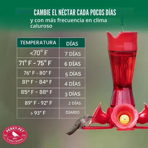 Miniatura 7 de Perky-Pet – Néctar concentrado transparente para colibrí