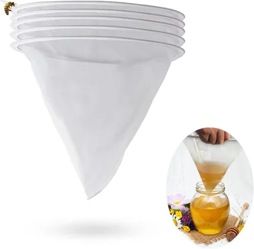 Bolsa de filtro de miel de abeja, filtro de malla ultrafina, filtro de malla de nailon para cocina, filtro de cubo de 5 galones, bolsas de filtro de