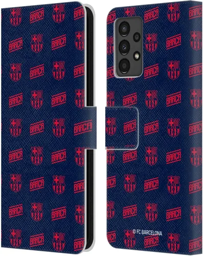 Miniatura 217 de Head Case Designs Funda de piel con licencia oficial del FC Barcelona Barca Crest Graphics para Samsung Galaxy A06 4G
