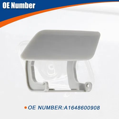 Miniatura 6 de uxcell 1 Uds. Cubierta de boquilla de pulverización para lavadora de faros delanteros izquierdos No.A1648600908 para Mercedes ML Clase W164 ML350
