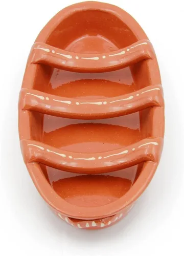 Miniatura 5 de Tostador tradicional de salchicha de terracota de arcilla portuguesa (N. 3 Grande)