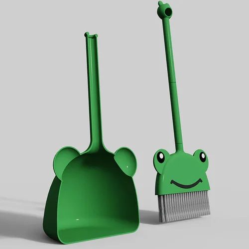 Miniatura 3 de Mini escoba con recogedor para niño I Juego de limpieza pequeño para niños, juego de simulación I juguetes de cocina para niños pequeños