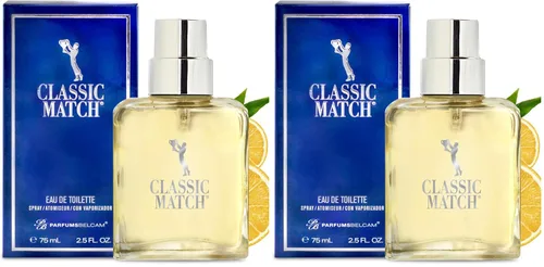 PB ParfumsBelcam Classic Match our Version of Polo Blue EDT, 2.5 onzas líquidas, afrutado (paquete de 2)