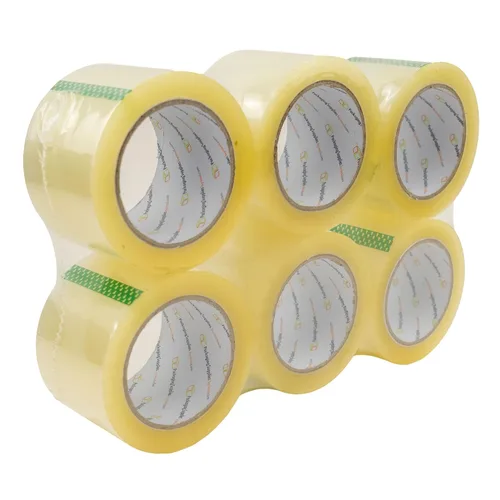 Miniatura 8 de PSBM - Cinta de embalaje transparente, 24 rollos de 1.6 mil, 2.83 pulgadas, 110 yardas por rollo, cinta resistente para embalaje, envío, mudanza