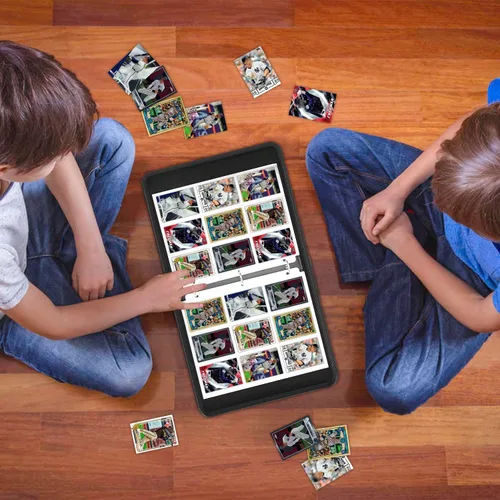 Miniatura 6 de Carpeta de tarjetas coleccionables con funda, 900 bolsillos, carpeta de tarjetas de fútbol, organizador de almacenamiento de tarjetas deportivas