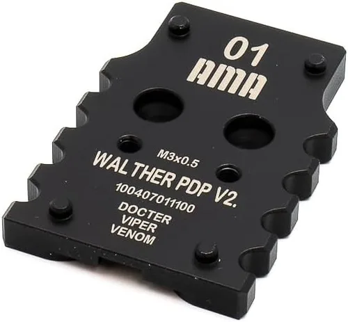 Miniatura 9 de Placa adaptadora Super Grip para Walther PDP V2, serie F compatible con Trijicon, Holosun, Leupold, Shield, Docter