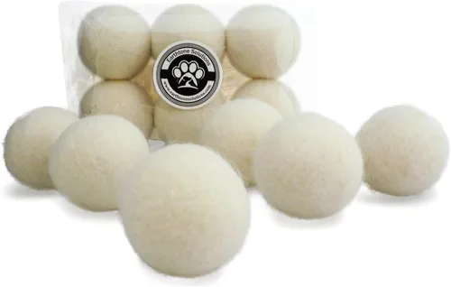 Miniatura 7 de Juguetes de lana para gatos – Pelotas de juguete de fieltro para mascotas pequeñas para buscar y jugar – Bola de lana silenciosa ecológica