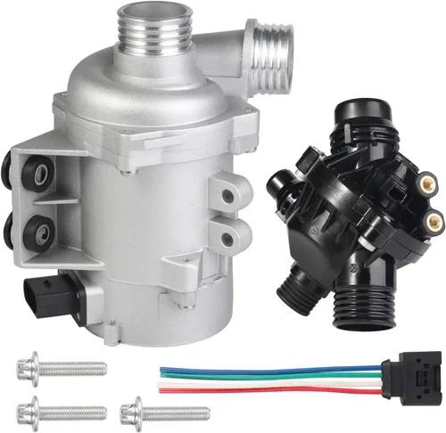 Bomba de agua de motor eléctrico 11517586925 Kit de termostato para BMW Z4 X3 X5 323i 325i 328i 330xi 128i 528i 525i 530xi xDrive W/Bolt Reemplazar