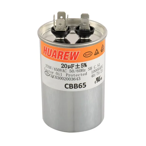 Miniatura 12 de 12.5 uF MFD ±6% 370/440 VAC CBB65 Condensador de arranque ovalado para arranque del ventilador y aire acondicionado o bomba de calor