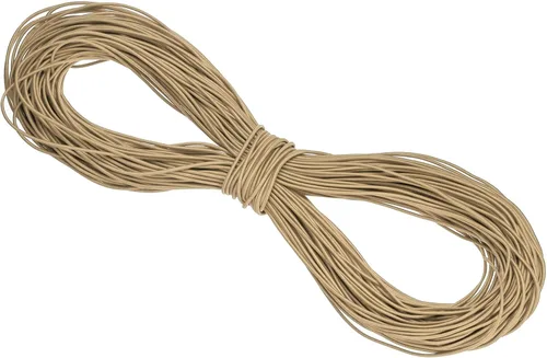 Miniatura 43 de PATIKIL Cuerda elástica elástica de 109 yardas (328.1 ft), cuerda elástica pesada de 0.059 in, albaricoque para manualidades, correas de gancho