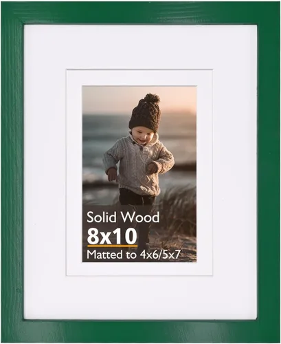 Miniatura 68 de KINLINK 3.5x5 Picture Frame, Ash Black Solid Wood Frame with Plexiglass for Table Top and Wall Mounting, Photo Frame for Horizontal or Vertical