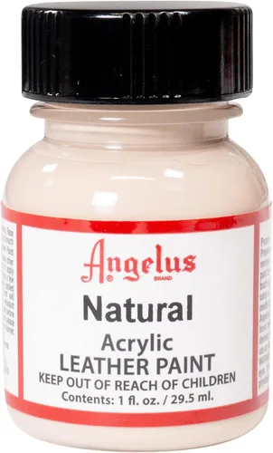 Miniatura 12 de Angelus - Pintura acrílica para cuero, 4 Fl Oz, color blanco - Pintura para cuero profesional flexible, resistente a grietas, arañazos