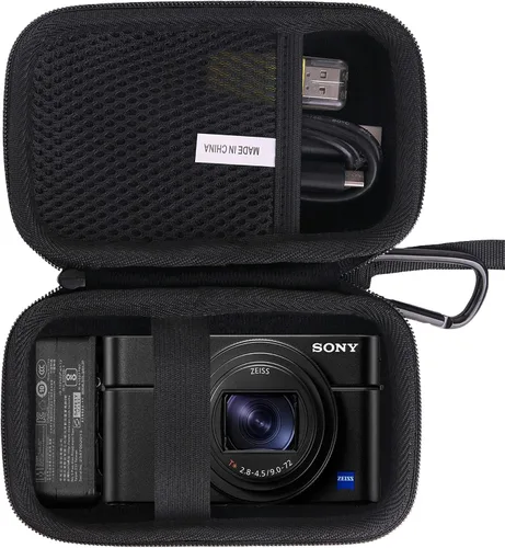 Estuche rígido de almacenamiento de EVA compatible con Sony RX100 VII/RX100 VI/RX100 V/ RX100 IV/RX100 III /RX100 II Cámara digital Caja de