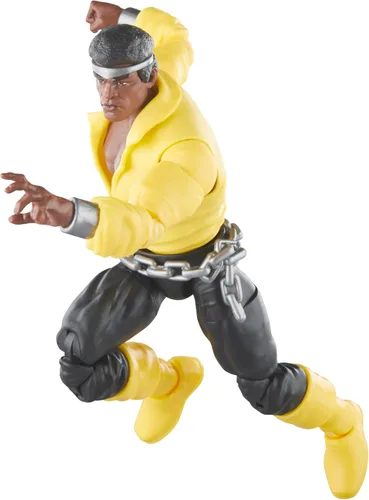 Miniatura 6 de Marvel Legends Series Luke Cage Power Man, Knights Collectible Comics Figuras de acción de 6 pulgadas Amarillo