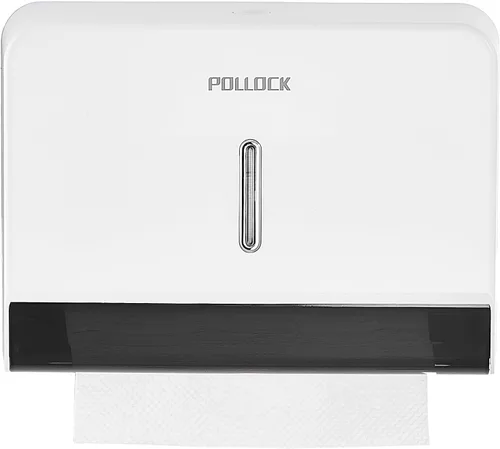 Miniatura 14 de Dispensador de toallas de papel para montaje en pared, dispensador de toallas de mano plegado múltiple/triple en C, dispensador de toallas de papel