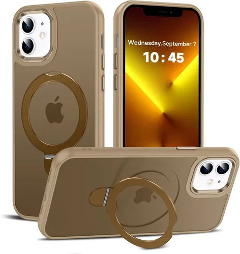 Miniatura 32 de LeYi para iPhone-13 Funda/iPhone-14 Fundas: con soporte para MagSafe i Phone 13Funda con anillo magnético iPhone14 iPhone13 Cubierta Funda para Negro