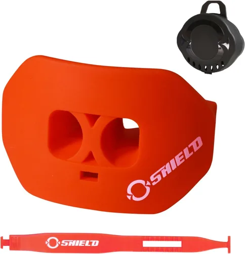 Miniatura 9 de O Shield Protector bucal Core Football con correa desmontable, protector de labios apto para fútbol americano, 7 contra 7, bandera de fútbol