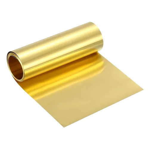 Miniatura 19 de uxcell Rollo de lámina de latón, 40 x 2 x 0.016 pulgadas, rollo de lámina de latón intermitente de metal para manualidades, reparaciones