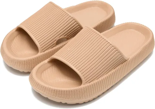Sandalias acolchadas para niños y niñas, sandalias de ducha, sandalias de baño, piscina, cómodas, suela gruesa, para el hogar, pantuflas de verano