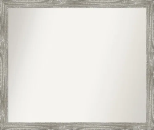 Miniatura 309 de Amanti Art Espejo personalizado, espejo de baño gris plomo a rayas, espejo de pared o espejo de tocador de baño sobre el fregadero