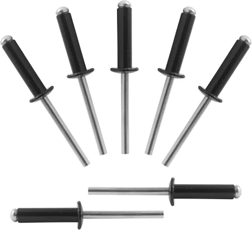 Miniatura 25 de ALLCLEAN 50 piezas de remaches ciegos profesionales de acero inoxidable de 1/4" x 1/2", remaches POP de 6,4 x 12 mm, agarre y mandril de acero