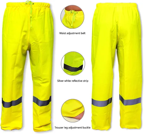 Miniatura 10 de Trajes de lluvia para hombre, impermeable, traje de lluvia resistente, abrigos de lluvia, chaqueta y pantalones, ropa de lluvia