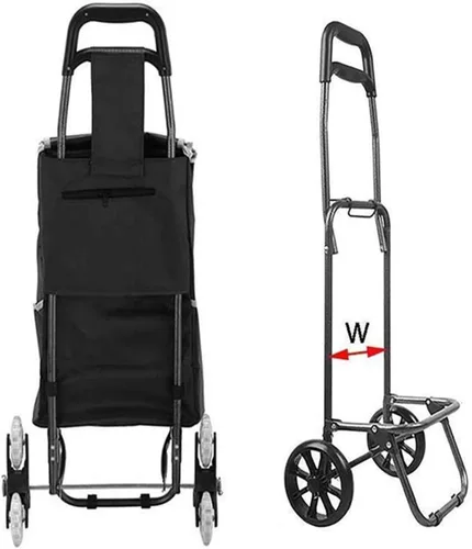 Miniatura 7 de Bolsa de repuesto para carrito de compras de 72L, bolsa de repuesto para carrito de compras, bolsa de almacenamiento impermeable de tela Oxford