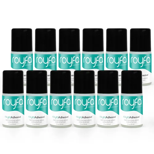 Miniatura 9 de Liquid Fashion - Cinta enrollable de alta calidad, pegamento corporal de 2 onzas líquidas, adhesivo corporal agradable a la piel para sostener