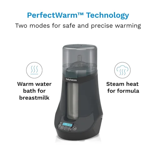 Miniatura 2 de Baby Brezza Calentador inteligente de biberones, calentador de leche materna + descongelador, aplicación gratuita, diferentes temperaturas