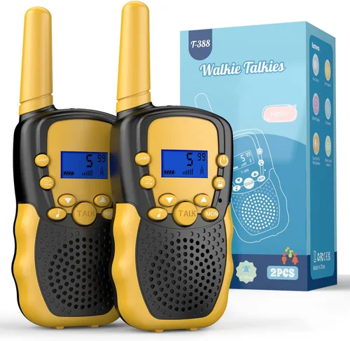 Miniatura 7 de Selieve Juguetes para niños y niñas de 3 a 12 años, Walkie Talkies para niños de 22 canales, juguete de radio de 2 vías con linterna LCD