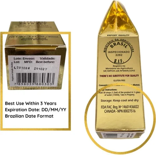 Miniatura 8 de Sunyata Extracto líquido de propóleo de abeja verde brasileña, sin alcohol, apoyo inmunológico natural y antioxidante, concentrado, 1.0 fl oz
