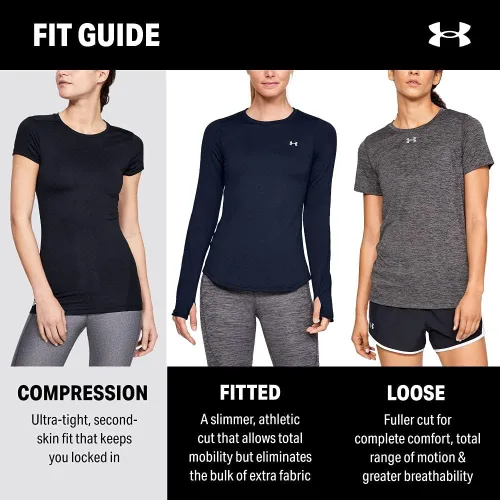 Miniatura 10 de Under Armour ColdGear Authentics - Mock de compresión para mujer