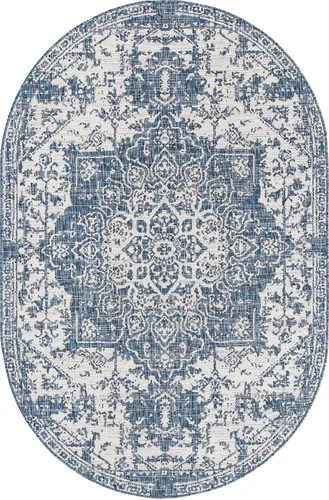 Miniatura 67 de Unique Loom Jill Zarin Jill Zarin Outdoor Collection - Alfombra Dubái (3 pies 3 pulgadas, redonda, rosa y aguamarina/azul claro)