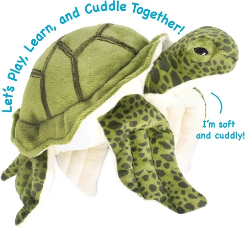 Miniatura 4 de TigerHart Turquesa La Tortuga Mar Verde - Peluche de 10 pulgadas