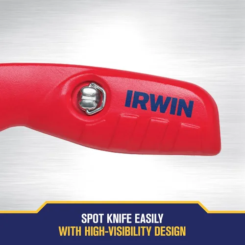 Miniatura 4 de Cúter IRWIN, autorretráctil para seguridad (2088600), rojo