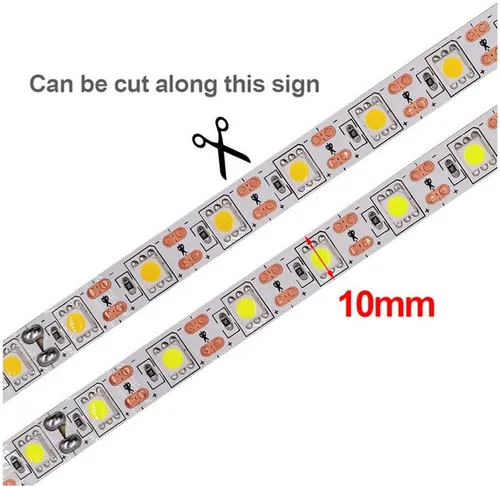 Miniatura 9 de ausuky Tira de luz LED USB de 5 V, lámpara de retroiluminación de TV blanca, cable de cinta flexible autoadhesiva (blanco cálido, 19.7 in, 30 leds)