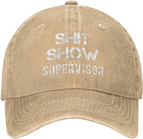 Miniatura 13 de Shit Show Supervisor Hat para mujer, gorra de béisbol vintage