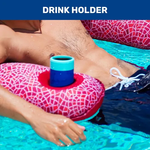 Miniatura 5 de Aqua Mosaic - Flotador de piscina 3 en 1 – Silla flotante inflable para adultos con palanca de ajuste de longitud – Uso como salón, silla
