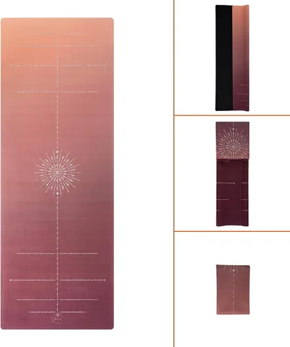 Miniatura 3 de Yvonne Solstice Harmony - Alfombrilla de yoga de viaje, ultra fina, 1/16 de pulgada, ligera, plegable y antideslizante para viajes y hogar, goma